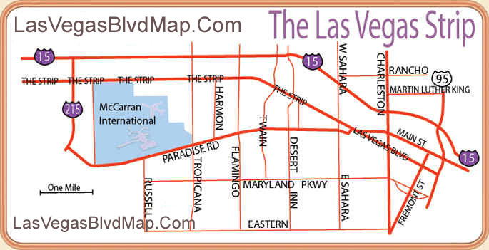 Las Vegas Street Map 